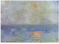 كلود مونيه، جسر واترلو: الشمس في الضباب&nbsp;&nbsp;[لغات أخرى]‏، 1903