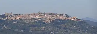 Montalcino seen from nearby hill