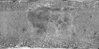 فوهة بياري على خريطة Moon