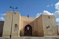 الواجهة الخارجية الغربية لباب دكالة