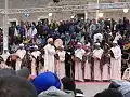 أحيدوس، رقصة تقليدية تؤديها القبائل الأمازيغية في الأطلس الكبير. التقطت هذه الصورة خلال مهرجان موسم إميلشيل سنة 2014