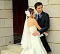 العروس مع العريس