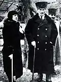 مصطفى كمال أتاتورك وزوجته لطيفة هانم ، 1923