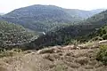 جبل بعيد يرتفع فوق وادي الصرار