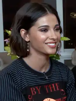 Naomi Scott promoting "Charlie's Angels" in 2019