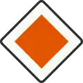 B1: Priority road