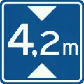 L1: No vehicles over height shown