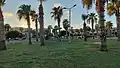 إحدى الحدائق داخل منطقة سكنية