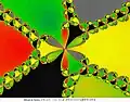 p
(
z
)
=
z
6
+
z
3
−
1
{\displaystyle p(z)=z^{6}+z^{3}-1}