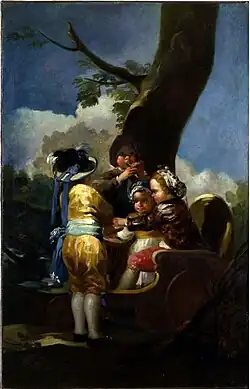 Children in a Chariot لـ فرانثيسكو غويا, 1778