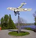 Monument to Nesterov's Nieuport plane in نيجني نوفغورود