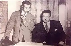 مع الشاعر الكبير بدر شاكر السياب 1956