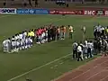 لاعبي باريس سان جيرمان وأولمبيك مارسيليا في 28 يوليو 2010 خلال كأس الأبطال الفرنسي 2010.