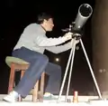 Amateur scientists observing eclipse in فيلا جيزيل&nbsp;[الإنجليزية], Argentina, 8:34 UTC