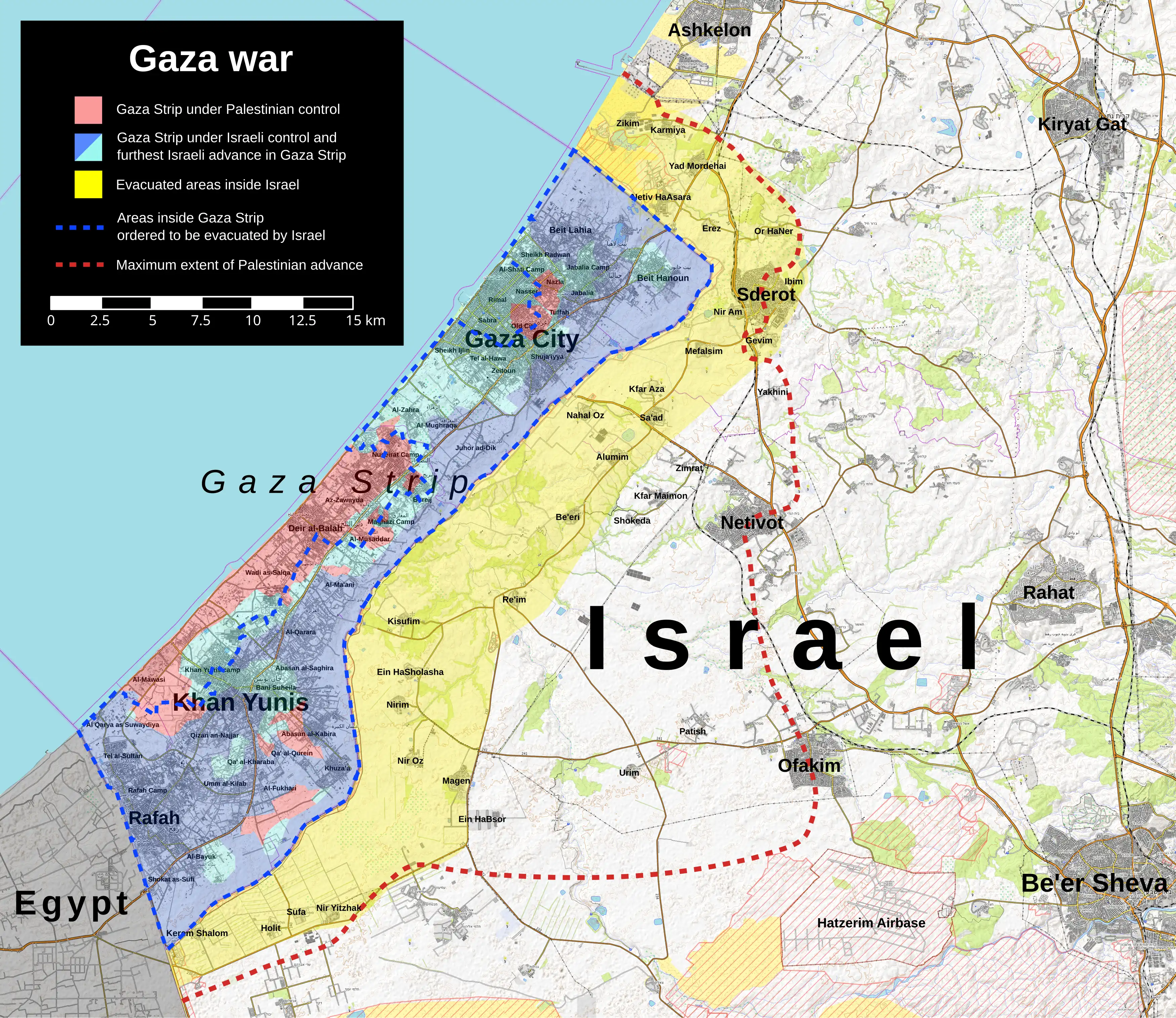 October 2023 Gaza−Israel conflict.svg