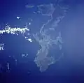 جزيرة أوكيناوا من الفضاء
