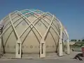 ضريح عمر خيام في نيسابور.