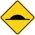 Canada bump sign.