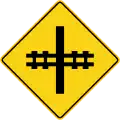 Canada railroad crossing sign (general).