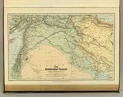 خريطة تظهر الولايات عام 1900 لرسام الخرائط إدوارد ستانفورد.