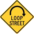 Pennsylvania loop street sign.