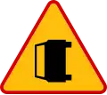 Poland accident area ahead