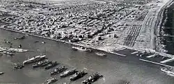 صورة جوية لبورسعيد عام 1956