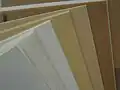 عينات من ورق التغليف