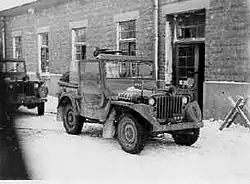 جيب الجنرال جورج باتون في باستون ، 1 يناير 1945.