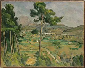 جبل سانت فيكتوار (سيزان)1882–1885متحف المتروبوليتان للفنون