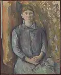 السيدة سيزانرسم زيتيc. 1886معهد ديترويت للفنون