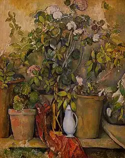 بول سيزان، Pots en terre cuite et fleurs (1891-1892)