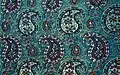 Persian silk brocade with silver and gold thread, with paisley pattern
