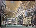 لوحة مائية تصور المبنى من الداخل، رسمها فيليب تشابيرون&nbsp;[الإنجليزية]، 1893