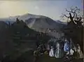 لوحة "نزهة على ضفة الكورا