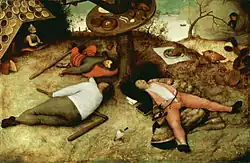 Pieter Bruegel, The Land of Cockaigne&nbsp;&nbsp;[لغات أخرى]‏ (1567)