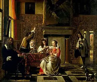 شركة ميري بقلم بيتر دي هوش ؛ 1662.