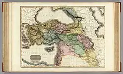 خريطة عام 1813 لرسام الخرائط جون بينكرتون.