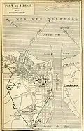 خارطة مدينة بنزرت عام 1916