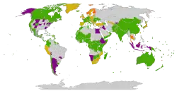 Phase out of lightweight plastic bags around the world