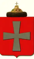Coat of arms of Volhynia with the Muscovite Monomakh's Cap