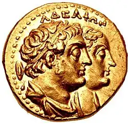 Coin with two faces