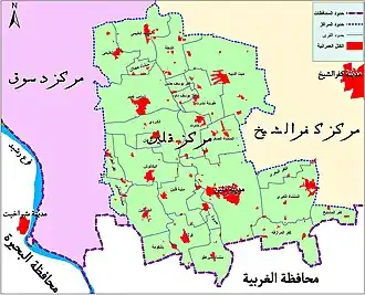 خريطة مركز قلين