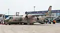EADS CASA C-295 تابعة لسلاح الجو السلطاني العماني في معرض باريس للطيران 2013.