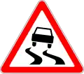 Slippery road