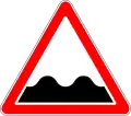 Uneven road