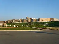الجهة الشمالية الغربية لأسوار القصبة