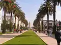 منظور الشارع مع مسجد السنة في نهايته الجنوبية