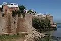 الجهة الشرقية من سور القصبة.