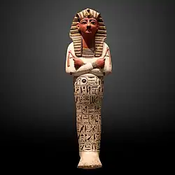 أوشبتي من رمسيس الرابع مع نمس، حوالي 1143-1136 ق.م